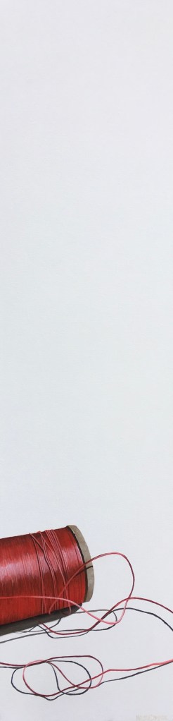 red spool of thread 12x48 $1200