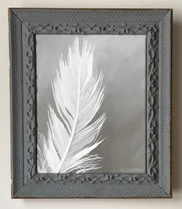 Feather. 13 x 15. $275