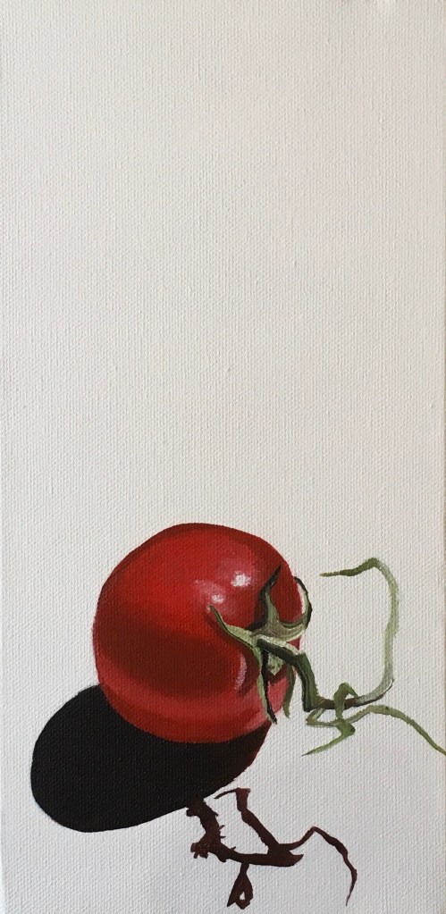 Photo of the painting 'Tomato'. 6"x12". $210