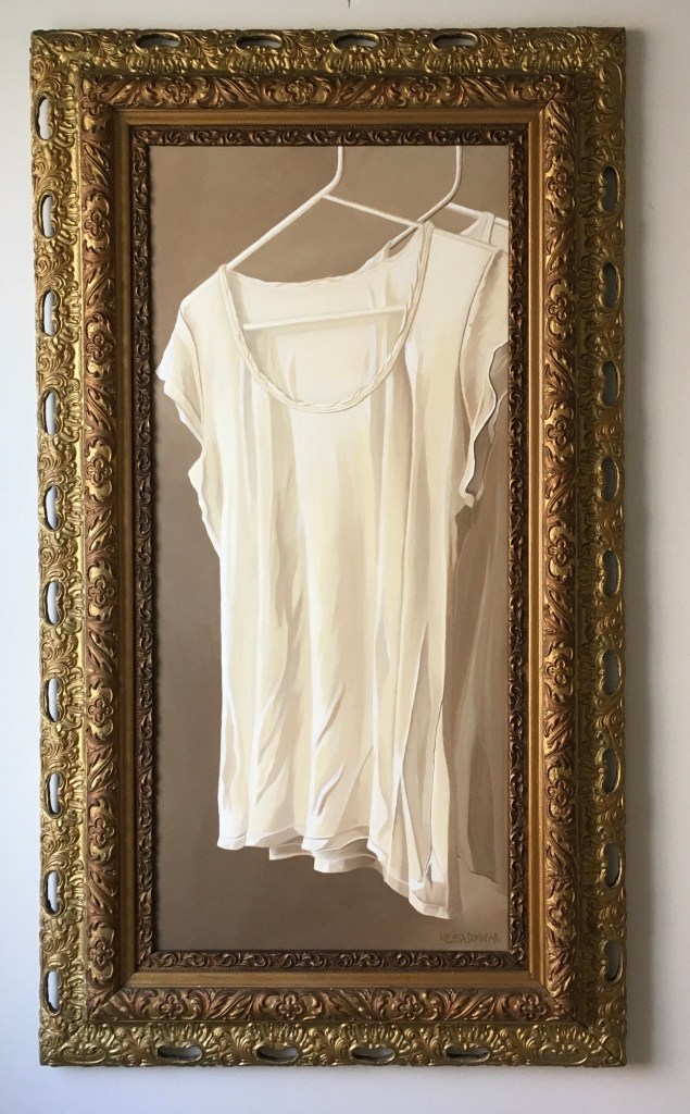 Hanging Shirt 51” x 29” with frame $2900