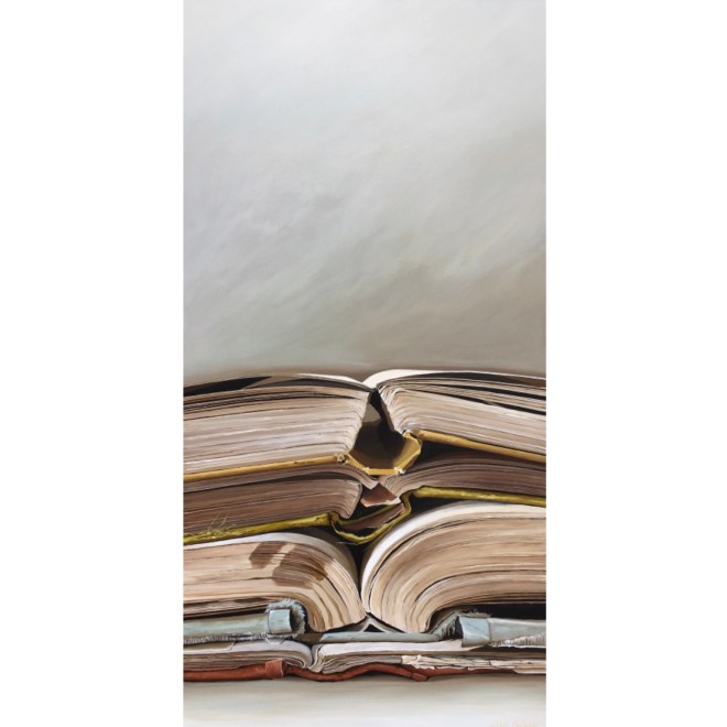 Open Books. 24" x 48". $3400.