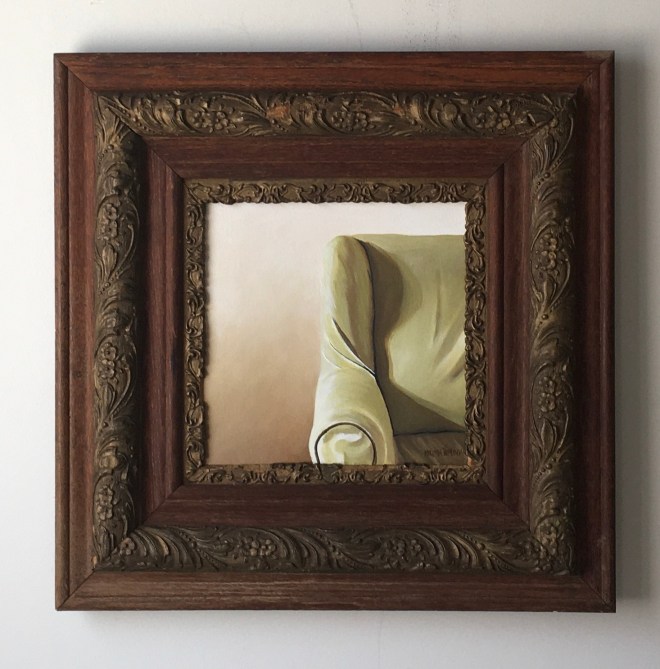 Armchair. 20.5" x 20.5" with frame. $525.