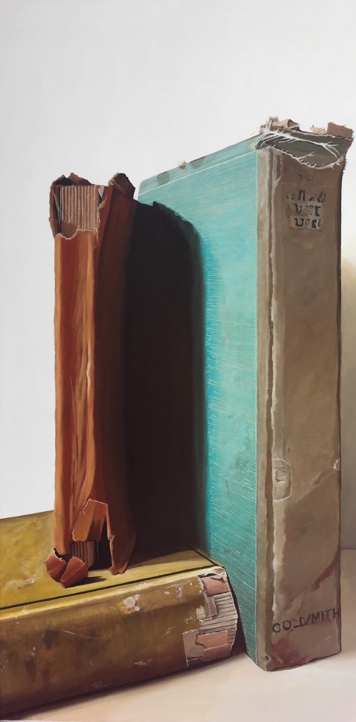 Book Monument. 24" x 48". Sold