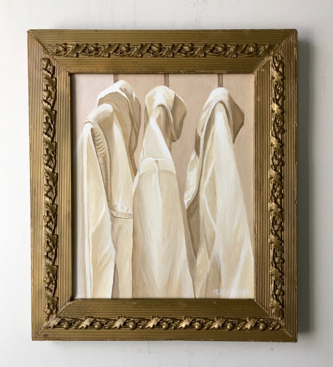 Three Shirts. 12.5" x 14.5" with frame. $525