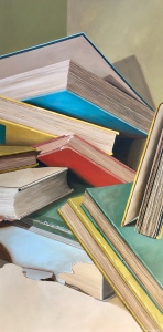 Pile of Books. 24" x 48". $3200