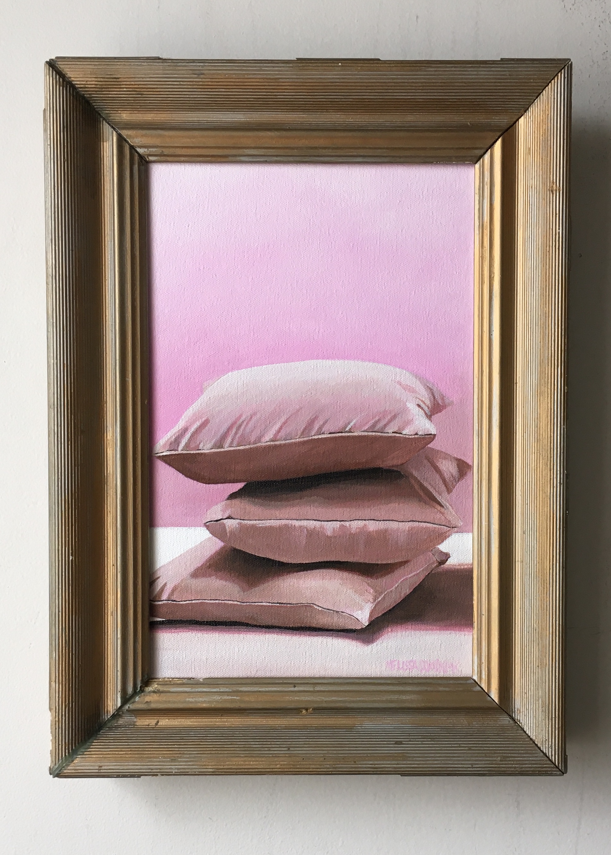 Pink Pillows Painting