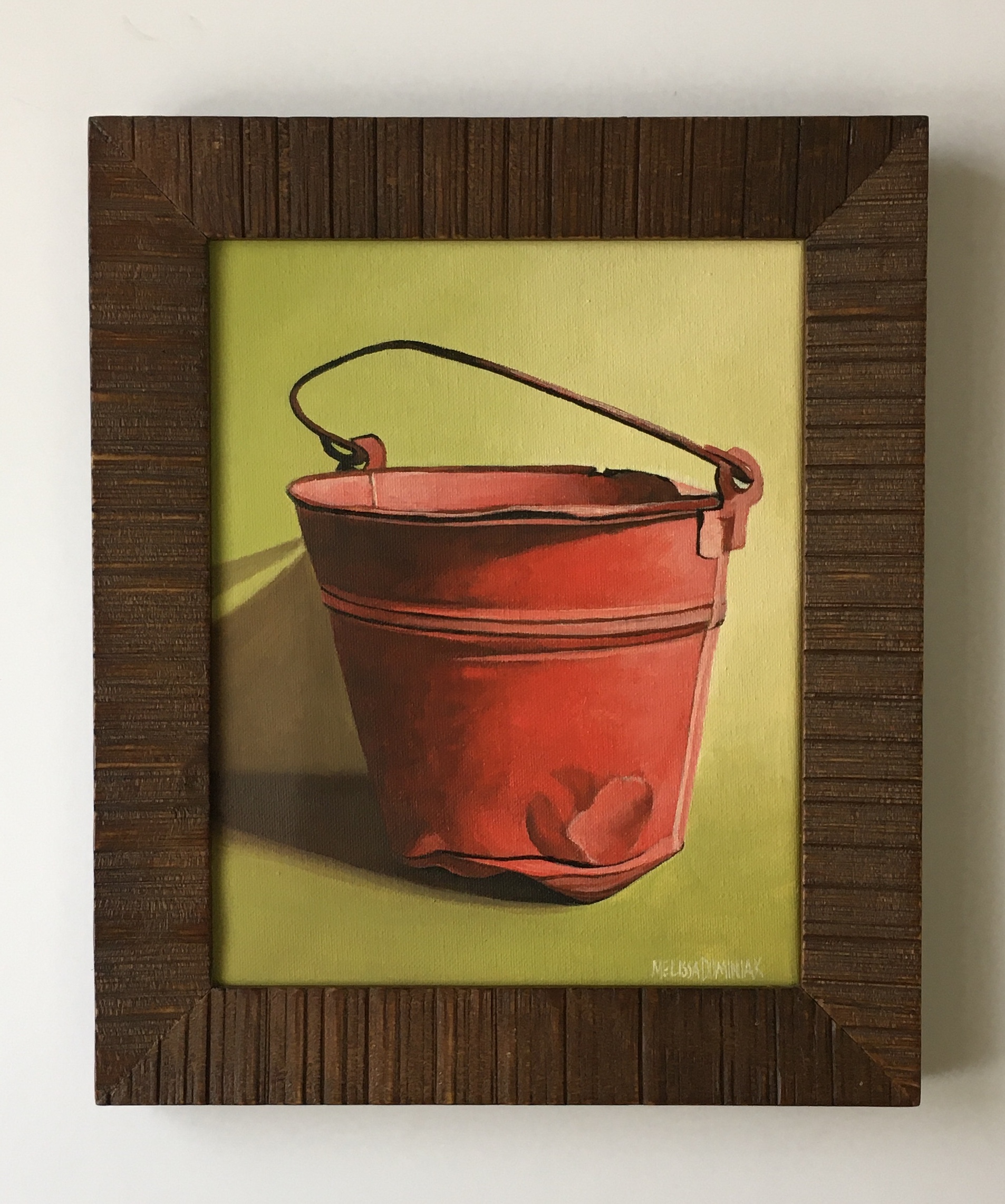 Red Bucket Painting
