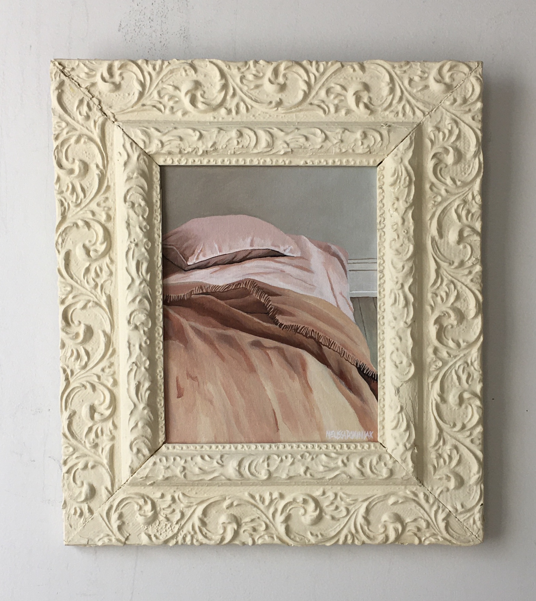 Unmade Bed Painting