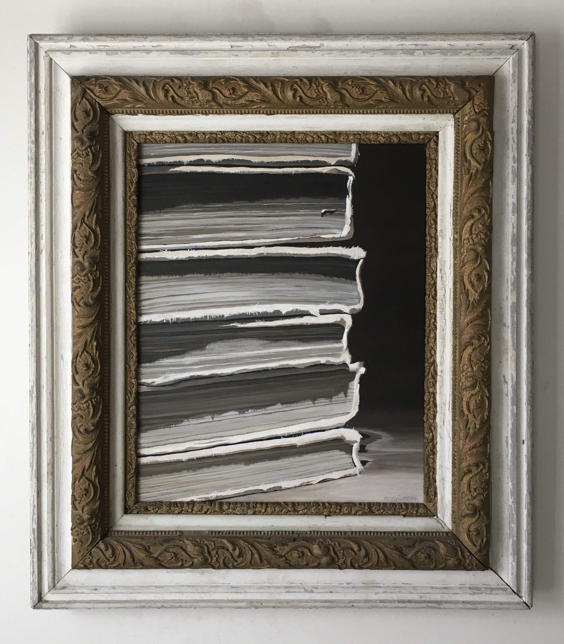 White Books Painting