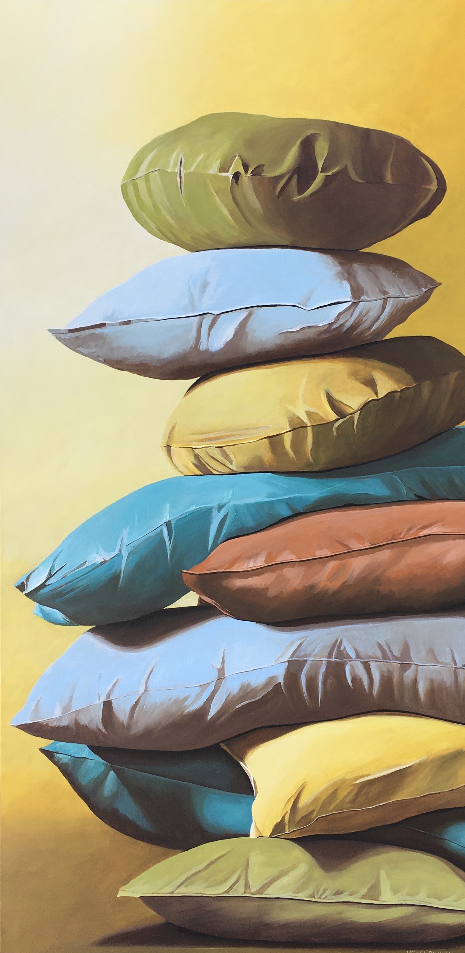 Pillow Stack Painting