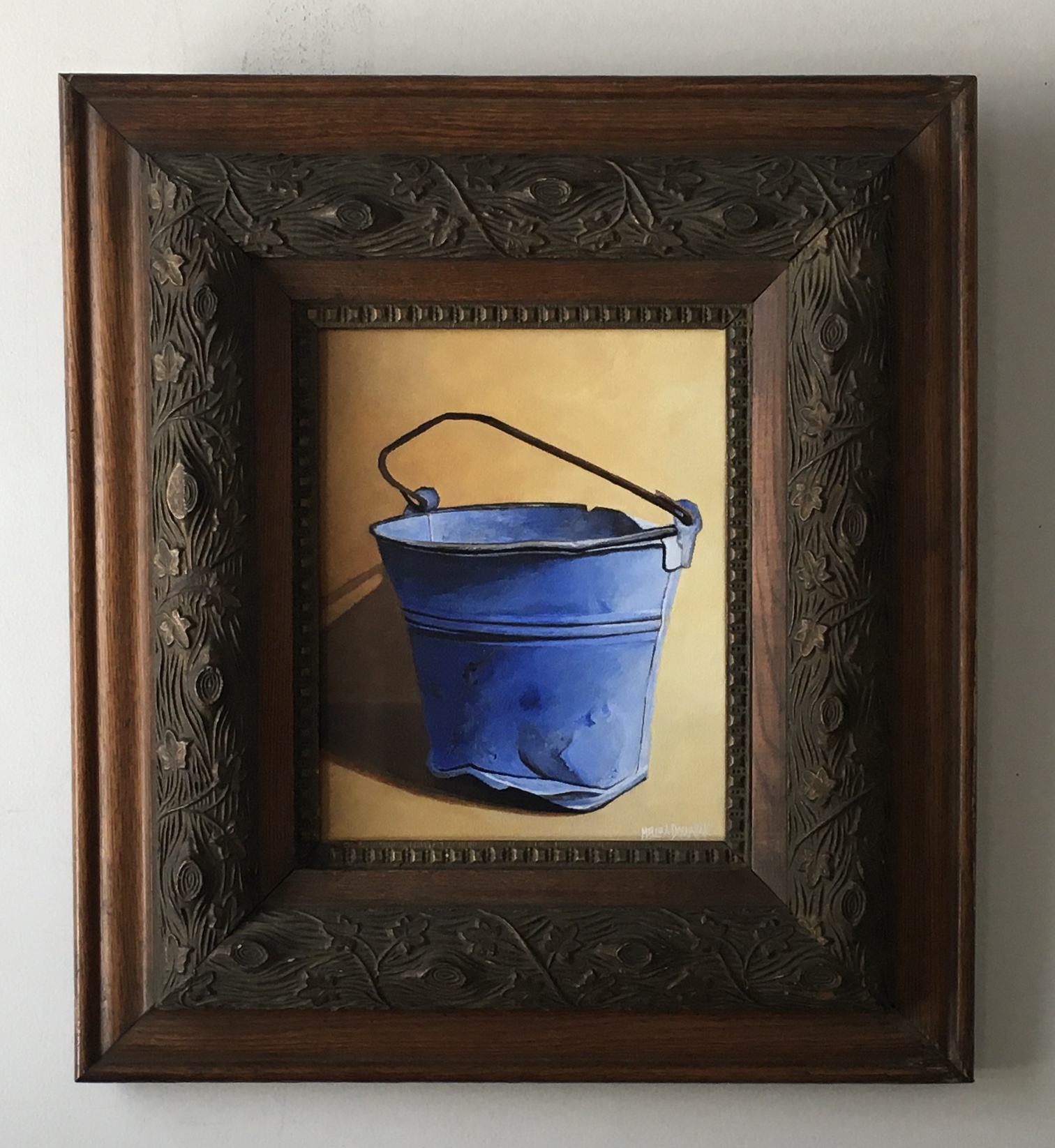 Blue Bucket Painting